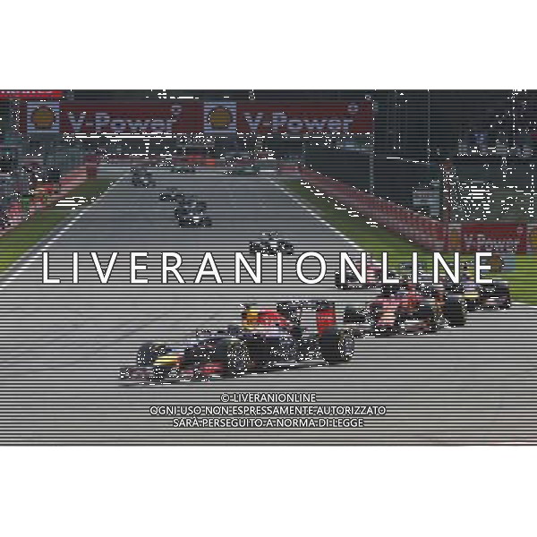 Sebastian Vettel (GER) Red Bull Racing RB10. 24.08.2014. Formula 1 World Championship, Rd 12, Belgian Grand Prix, Spa Francorchamps, Belgium, Race Day. AG ALDO LIVERANI SAS ONLY ITALY
