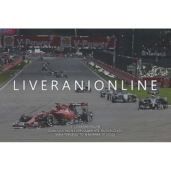 Kimi Raikkonen (FIN) Ferrari F14-T. 24.08.2014. Formula 1 World Championship, Rd 12, Belgian Grand Prix, Spa Francorchamps, Belgium, Race Day. AG ALDO LIVERANI SAS ONLY ITALY