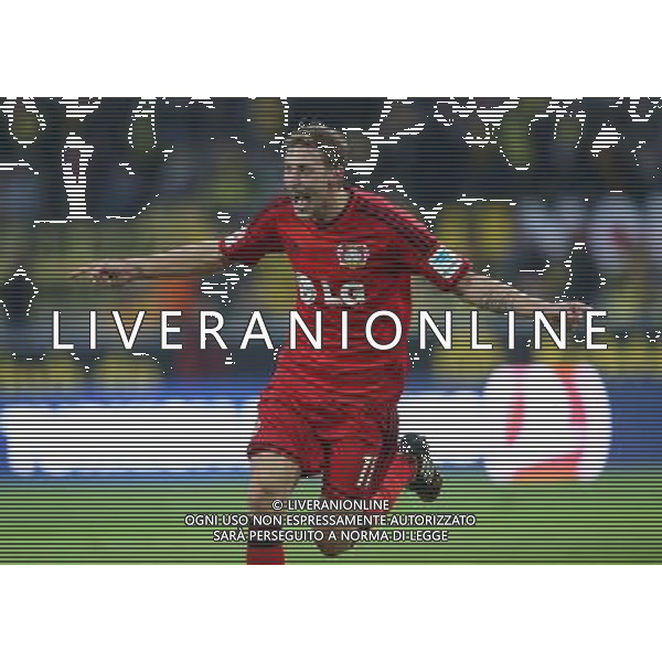 Fu§ball, firo : 23.08.2014 1.BL, 1.Bundesliga, Saison 2014/2015, BVB, Borussia Dortmund, Bayer 04 Leverkusen 0:2 Torjubel, Freude, Stefan Kie§ling, Leverkusen, halbe Figur, $worldrightsEs gelten unsere AGB, einsehbar auf www.firosportphoto.de, copyright by firo sportphoto: Coesfelder Str. 207 D-48249 DŸlmen www.firosportphoto.de mail@firosportphoto.de (V o l k s b a n k B o c h u m - W i t t e n ) BLZ.: 430 601 29 Kt. Nr.: 341 117 100 Tel:Ê +49-2594-9916004 Fax:Ê+49-2594-9916005 AG ALDO LIVERANI SAS ONLY ITALY