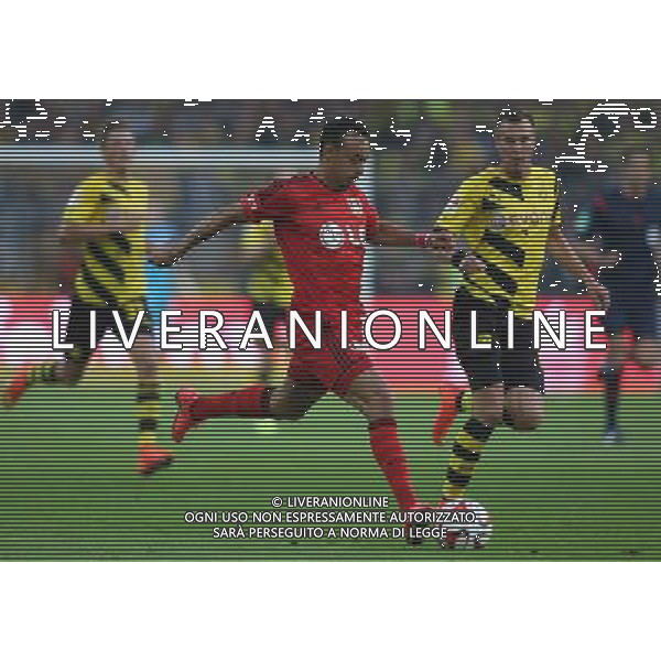 Fu§ball, firo : 23.08.2014 1.BL, 1.Bundesliga, Saison 2014/2015, BVB, Borussia Dortmund, Bayer 04 Leverkusen 0:2 Einzelaktion, Karim Bellarabi, Leverkusen, ganze Figur, $worldrightsEs gelten unsere AGB, einsehbar auf www.firosportphoto.de, copyright by firo sportphoto: Coesfelder Str. 207 D-48249 DŸlmen www.firosportphoto.de mail@firosportphoto.de (V o l k s b a n k B o c h u m - W i t t e n ) BLZ.: 430 601 29 Kt. Nr.: 341 117 100 Tel:Ê +49-2594-9916004 Fax:Ê+49-2594-9916005 AG ALDO LIVERANI SAS ONLY ITALY