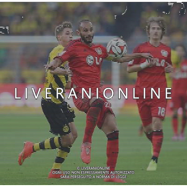 firo : 23.08.2014 Fu§ball,1.Bundesliga, Saison 2014/2015, BVB, Borussia Dortmund - Bayer 04 Leverkusen 0:2 TOPRAK, Leverkusen rechts gegen DURM $worldrights,Es gelten unsere AGB, einsehbar auf www.firosportphoto.de, copyright by firo sportphoto: Coesfelder Str. 207 D-48249 DŸlmen www.firosportphoto.de mail@firosportphoto.de (V o l k s b a n k B o c h u m - W i t t e n ) BLZ.: 430 601 29 Kt. Nr.: 341 117 100 Tel:Ê +49-2594-9916004 Fax:Ê+49-2594-9916005 AG ALDO LIVERANI SAS ONLY ITALY