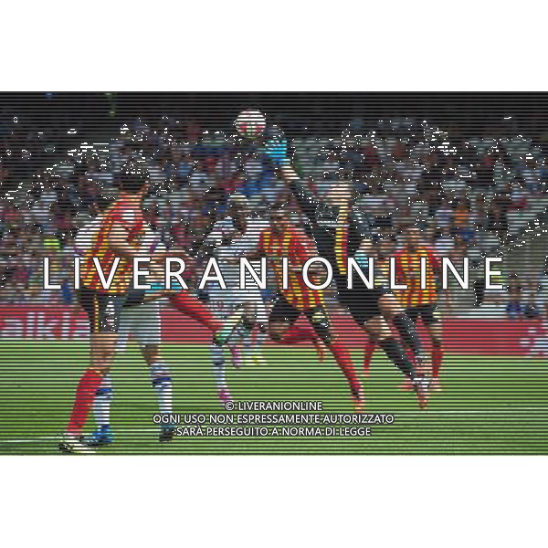 Rudy RIOU - 24.08.2014 - Lyon / Lens - 3e journee Ligue 1 Photo : Jean Paul Thomas / Icon Sport AG ALDO LIVERANI SAS ONLY ITALY