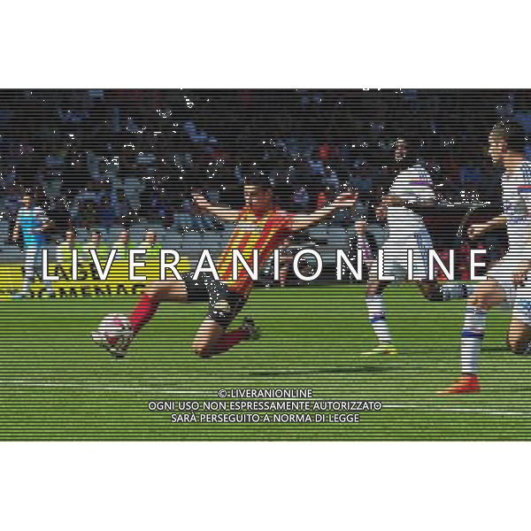 Yoann TOUZGHAR - 24.08.2014 - Lyon / Lens - 3e journee Ligue 1 Photo : Jean Paul Thomas / Icon Sport AG ALDO LIVERANI SAS ONLY ITALY