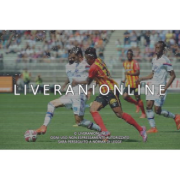 Lalaina NOMENJANAHARY / Maxime GONALONS - 24.08.2014 - Lyon / Lens - 3e journee Ligue 1 Photo : Jean Paul Thomas / Icon Sport AG ALDO LIVERANI SAS ONLY ITALY