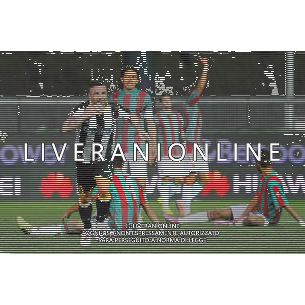 UDINESE TERNANA COPPA ITALIA TIM 24-08-2014 NELLA FOTO ESULTANZA DI NATALE ANTONIO 2 GOAL FOTO PAOLA GARBUIO-AG ALDO LIVERANI SAS