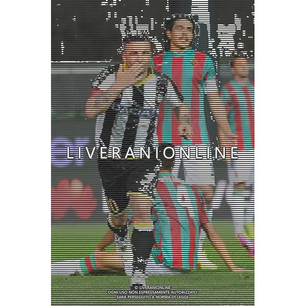 UDINESE TERNANA COPPA ITALIA TIM 24-08-2014 NELLA FOTO ESULTANZA DI NATALE ANTONIO 2 GOAL FOTO PAOLA GARBUIO-AG ALDO LIVERANI SAS