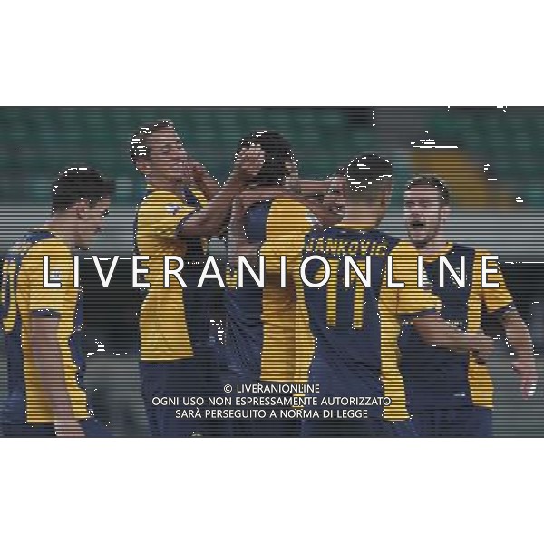 24-08-14 COPPA ITALIA VERONA CREMONESE esultanza toni FOTO EXPRESS-AG ALDO LIVERANI SAS