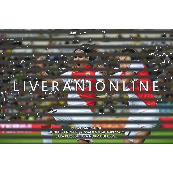 Joie Radamel FALCAO - 24.08.2014 - Nantes / Monaco - 3e journee Ligue 1 Photo : Dave Winter / Icon Sport AG ALDO LIVERANI SAS ONLY ITALY