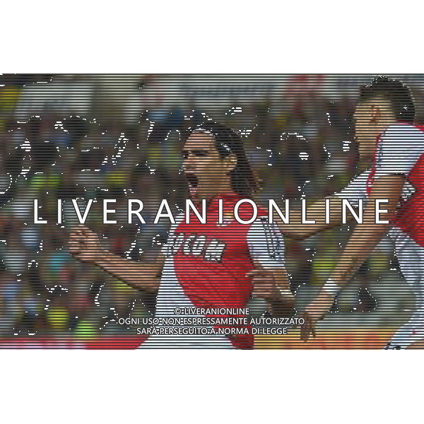 Joie Radamel FALCAO - 24.08.2014 - Nantes / Monaco - 3e journee Ligue 1 Photo : Dave Winter / Icon Sport AG ALDO LIVERANI SAS ONLY ITALY