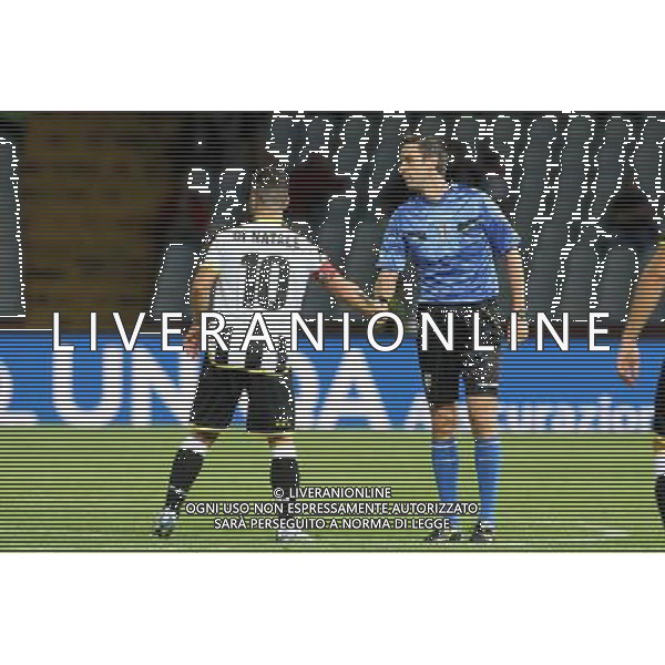 UDINESE TERNANA COPPAITALIA TIM 24-08-2014 NELLA FOTO ARBITRO SI CONGRATULA CON ANTONIO DI NATALE FOTO PAOLA GARBUIO AG ALDOL IVERANI SAS