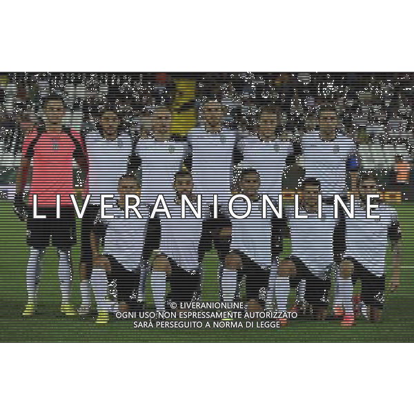 Coppa Italia TIM Cup 2014/2015 Terzo Turno Eliminatorio Cesena (FC) - 24.08.2014 Cesena-Casertana Nella Foto:Cesena Squadra Formazione Leali,Perico,Capelli,Lucchini,Renzetti,Tabanelli,Cascione,Coppola,Brienza,Defrel,Marilungo /Ph.Vitez-Ag. Aldo Liverani