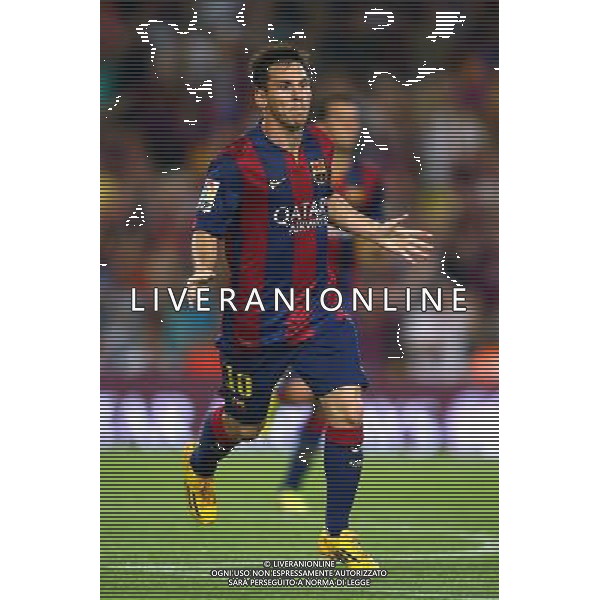 Joie Lionel Messi - 24.08.2014 - Barcelone / Elche - 1ere journee Liga Photo : Aop press / Icon Sport AG ALDO LIVERANI SAS ONLY ITALY