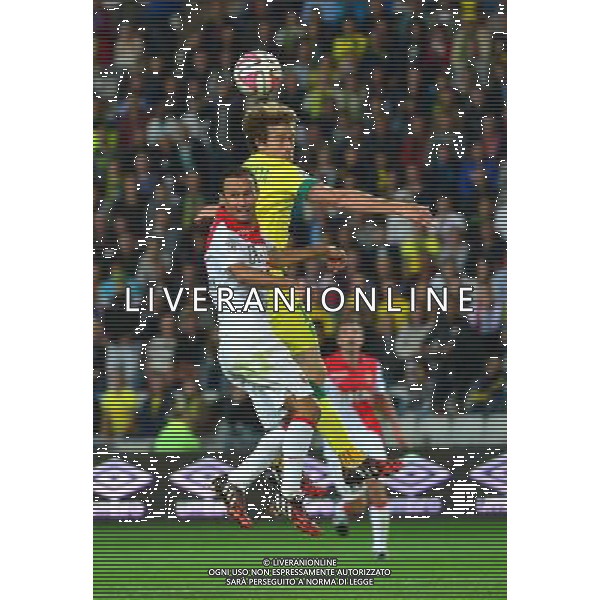 Fernando ARISTEGUIETA / Ricardo CARVALHO - 24.08.2014 - Nantes / Monaco - 3e journee Ligue 1 Photo : Dave Winter / Icon Sport AG ALDO LIVERANI SAS ONLY ITALY