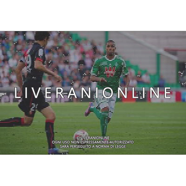 Kevin MONNET PAQUET - 24.08.2014 - Saint Etienne / Rennes - 3e journee Ligue 1 Photo : Jean Paul Thomas / Icon Sport AG ALDO LIVERANI SAS ONLY ITALY