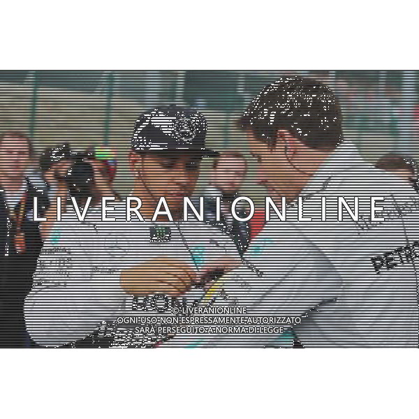 Lewis Hamilton (GBR) Mercedes AMG F1 on the grid. 24.08.2014. Formula 1 World Championship, Rd 12, Belgian Grand Prix, Spa Francorchamps, Belgium, Race Day. AG ALDO LIVERANI SAS ONLY ITALY