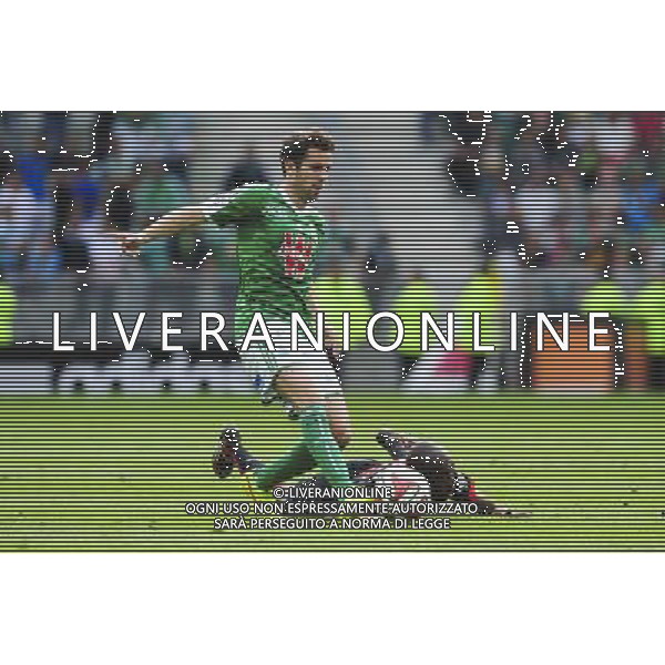 Benjamin CORGNET - 24.08.2014 - Saint Etienne / Rennes - 3eme journee Ligue 1 Photo : Jean Paul Thomas / Icon Sport /Agenzia Aldo Liverani sas - ITALY ONLY - EDITORIAL USE ONLY