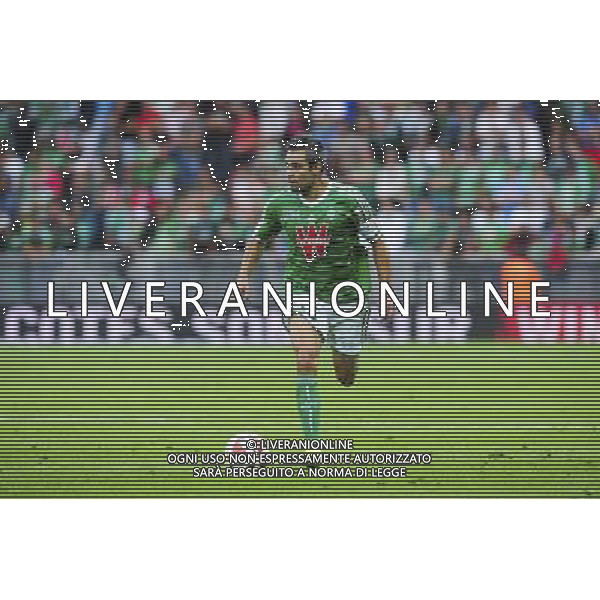 Loic PERRIN - 24.08.2014 - Saint Etienne / Rennes - 3eme journee Ligue 1 Photo : Jean Paul Thomas / Icon Sport /Agenzia Aldo Liverani sas - ITALY ONLY - EDITORIAL USE ONLY