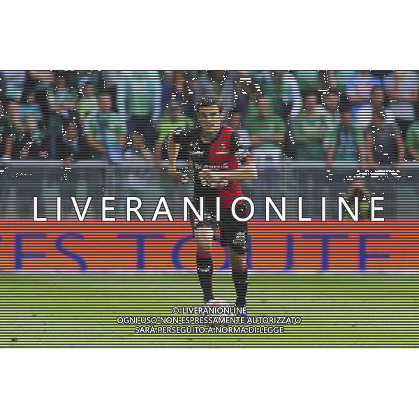 Romain DANZE - 24.08.2014 - Saint Etienne / Rennes - 3eme journee Ligue 1 Photo : Jean Paul Thomas / Icon Sport /Agenzia Aldo Liverani sas - ITALY ONLY - EDITORIAL USE ONLY