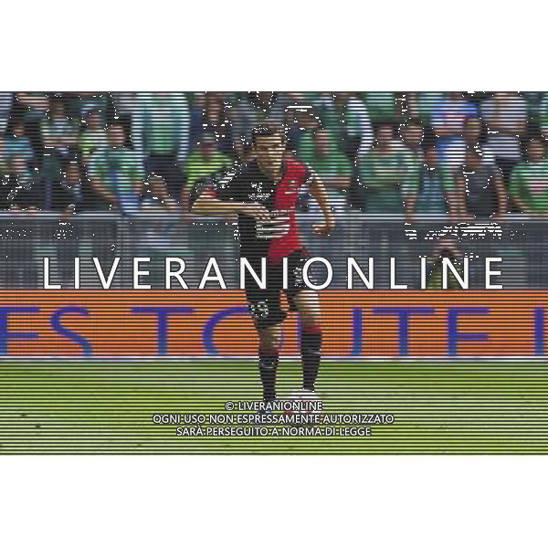 Romain DANZE - 24.08.2014 - Saint Etienne / Rennes - 3eme journee Ligue 1 Photo : Jean Paul Thomas / Icon Sport /Agenzia Aldo Liverani sas - ITALY ONLY - EDITORIAL USE ONLY