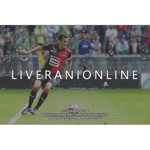 Romain DANZE - 24.08.2014 - Saint Etienne / Rennes - 3eme journee Ligue 1 Photo : Jean Paul Thomas / Icon Sport /Agenzia Aldo Liverani sas - ITALY ONLY - EDITORIAL USE ONLY