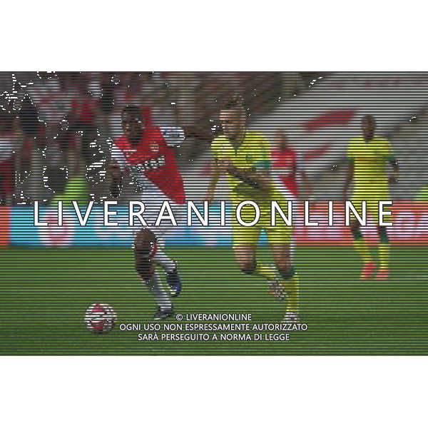 Kian HANSEN / Geoffrey KONDOGBIA - 24.08.2014 - Nantes / Monaco - 3e journee Ligue 1 Photo : Dave Winter / Icon Sport /Agenzia Aldo Liverani sas - ITALY ONLY - EDITORIAL USE ONLY