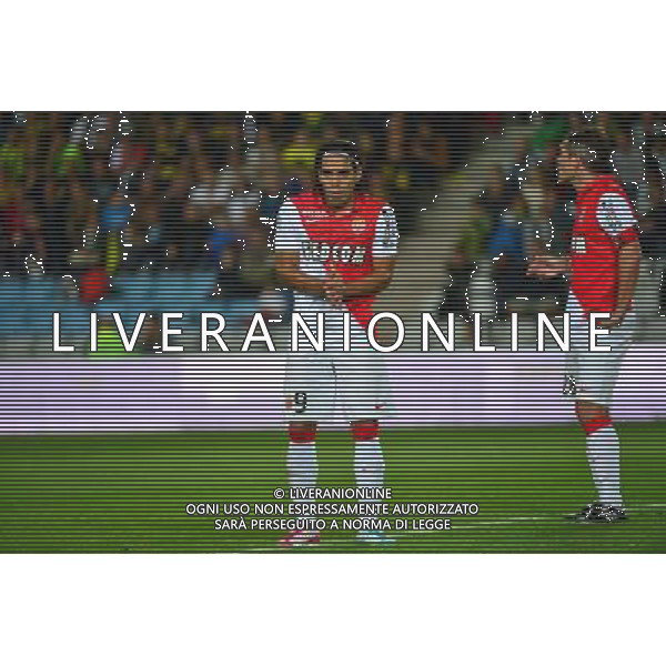 Radamel FALCAO - 24.08.2014 - Nantes / Monaco - 3e journee Ligue 1 Photo : Dave Winter / Icon Sport /Agenzia Aldo Liverani sas - ITALY ONLY - EDITORIAL USE ONLY