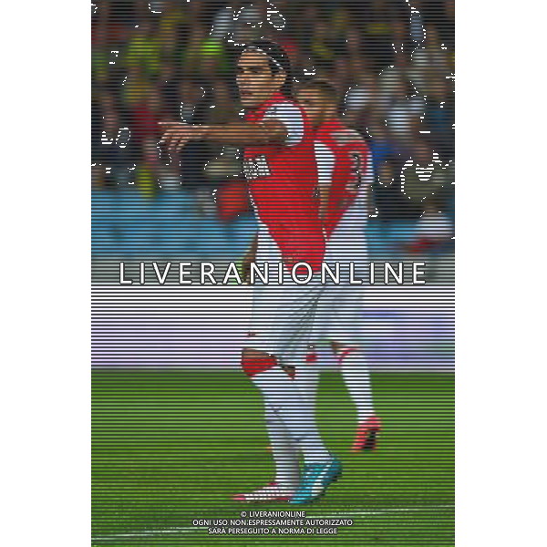 Radamel FALCAO - 24.08.2014 - Nantes / Monaco - 3e journee Ligue 1 Photo : Dave Winter / Icon Sport /Agenzia Aldo Liverani sas - ITALY ONLY - EDITORIAL USE ONLY
