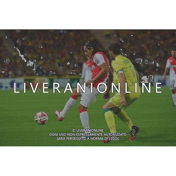 Radamel FALCAO / Olivier VEIGNEAU - 24.08.2014 - Nantes / Monaco - 3e journee Ligue 1 Photo : Dave Winter / Icon Sport /Agenzia Aldo Liverani sas - ITALY ONLY - EDITORIAL USE ONLY