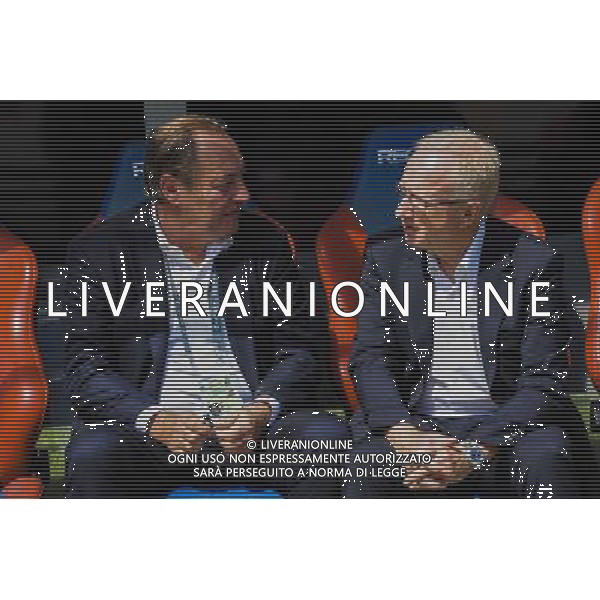 Gervais MARTEL / Jacques ROUSSELOT - 24.08.2014 - Lyon / Lens - 3e journee Ligue 1 Photo : Jean Paul Thomas / Icon Sport /Agenzia Aldo Liverani sas - ITALY ONLY - EDITORIAL USE ONLY
