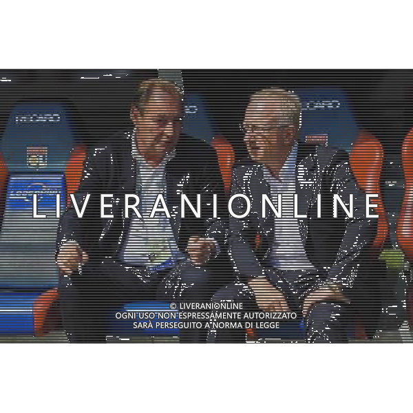 Gervais MARTEL / Jacques ROUSSELOT - 24.08.2014 - Lyon / Lens - 3e journee Ligue 1 Photo : Jean Paul Thomas / Icon Sport /Agenzia Aldo Liverani sas - ITALY ONLY - EDITORIAL USE ONLY