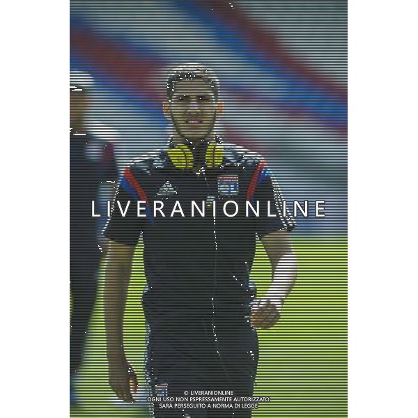 Yassine BENZIA - 24.08.2014 - Lyon / Lens - 3e journee Ligue 1 Photo : Jean Paul Thomas / Icon Sport /Agenzia Aldo Liverani sas - ITALY ONLY - EDITORIAL USE ONLY