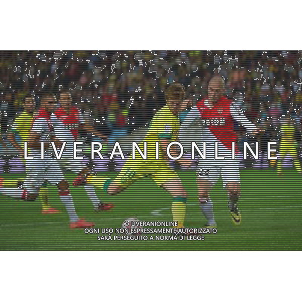 Fernando ARISTEGUIETA / Andrea RAGGI - 24.08.2014 - Nantes / Monaco - 3e journee Ligue 1 Photo : Dave Winter / Icon Sport /Agenzia Aldo Liverani sas - ITALY ONLY - EDITORIAL USE ONLY