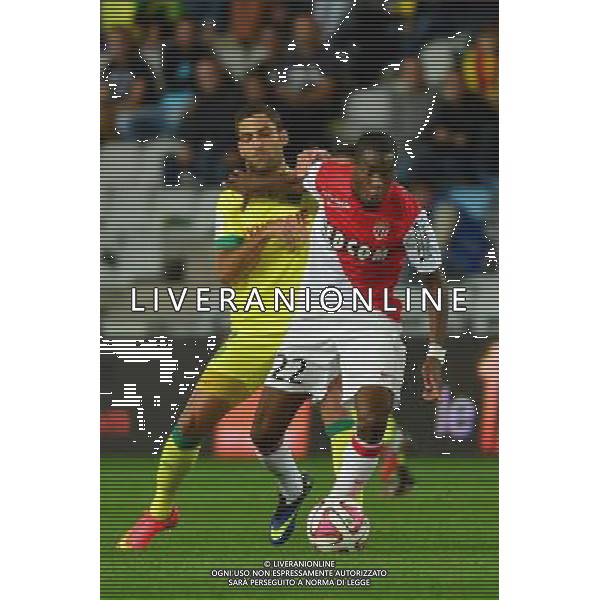 Geoffrey KONDOGBIA / Jordan VERETOUT - 24.08.2014 - Nantes / Monaco - 3e journee Ligue 1 Photo : Dave Winter / Icon Sport /Agenzia Aldo Liverani sas - ITALY ONLY - EDITORIAL USE ONLY