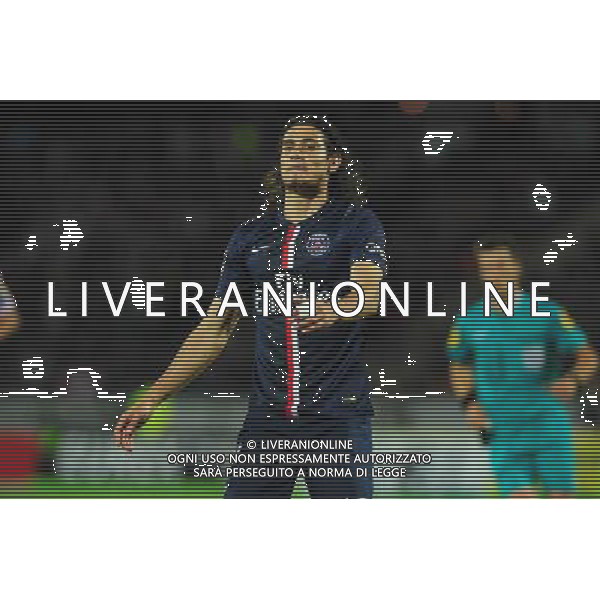 Edinson CAVANI - 22.08.2014 - Evian Thonon / Paris Saint Germain - 3eme journee de Ligue 1 - Photo : Jean Paul Thomas / Icon Sport /Agenzia Aldo Liverani sas - ITALY ONLY - EDITORIAL USE ONLY