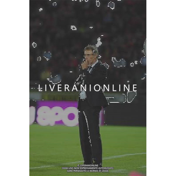 Laurent BLANC - 22.08.2014 - Evian Thonon / Paris Saint Germain - 3eme journee de Ligue 1 - Photo : Jean Paul Thomas / Icon Sport /Agenzia Aldo Liverani sas - ITALY ONLY - EDITORIAL USE ONLY