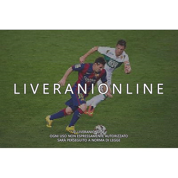 Lionel Messi / Edu Albacar - 24.08.2014 - Barcelone / Elche - 1ere journee Liga Photo : Aop press / Icon Sport /Agenzia Aldo Liverani sas - ITALY ONLY - EDITORIAL USE ONLY