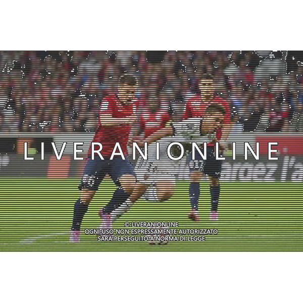 Jonathan DELAPLACE / Raphael GUERREIRO - 23.08.2014 - Lille / Lorient - 3eme journee Ligue 1 Photo : Dave Winter / Icon Sport /Agenzia Aldo Liverani sas - ITALY ONLY - EDITORIAL USE ONLY