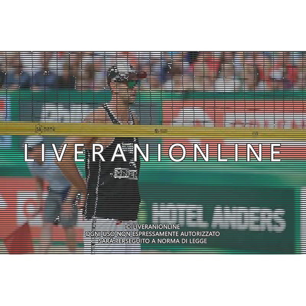 24.08.2014 - Stare Jablonki , siatkowka plazowa , beach volleyball , World Tour , FIVB Stare Jablonki Grand Slam 2014 , USA (niebieskie) - Austria (czarne) , USA (blue) - Austria (black) N/Z Clemens Doppler Fot. Karol Bartnik / MPAimages.com/NEWSPIX.PL --- Newspix.pl /Agenzia Aldo Liverani sas - ITALY ONLY - EDITORIAL USE ONLY - BEACHVOLLEY *** Local Caption *** www.newspix.pl mail us: info@newspix.pl call us: 0048 022 23 22 222 --- Polish Picture Agency by Ringier Axel Springer Poland