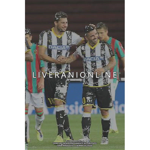 UDINE 24-08-14 COPPA ITALIA TIM 2014/2015 UDINESE VS TERNANA NELLA FOTO:DI NATALE ESULTA CON BUBNJIC IGOR FOTO PAOLA GARBUIO/AG.ALDO LIVERANI 
