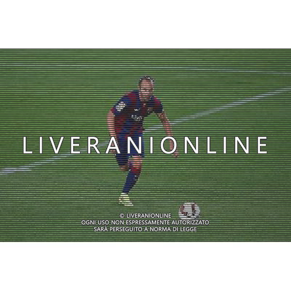 Andres Iniesta - 24.08.2014 - Barcelone / Elche - 1ere journee Liga Photo : Aop press / Icon Sport AG ALDO LIVERANI SAS ONLY ITALY