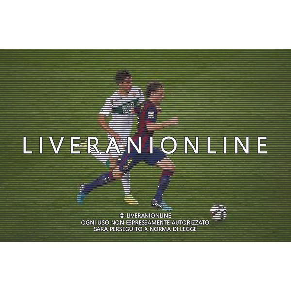 Ivan Rakitic / Pedro Mosquera - 24.08.2014 - Barcelone / Elche - 1ere journee Liga Photo : Aop press / Icon Sport AG ALDO LIVERANI SAS ONLY ITALY