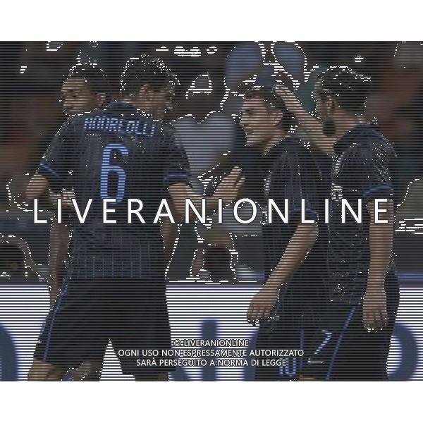 UEFA Europa League 2014/2015 Quarto Turno di Qualificazione Ritorno Milano - 28.08.2014 Inter-Stjarnan Nella Foto:kovacic esulta primo gol /Ph.Vitez-Ag. Aldo Liverani