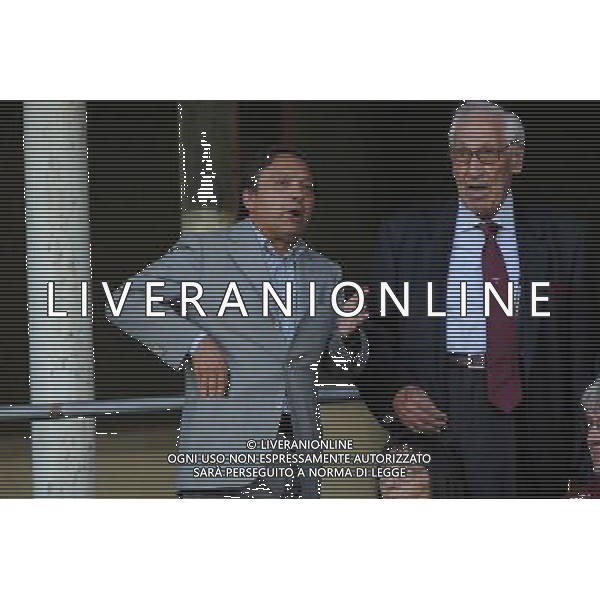 UEFA Europa League play-off accesso fase a gironi Torino 28-08-2014 Stadio Olimpico Torino - Spalato nella foto Chiambretti in tribuna foto Roberto Garavaglia - ag. Aldo Liverani