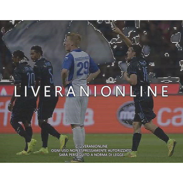 UEFA Europa League 2014/2015 Quarto Turno di Qualificazione Ritorno Milano - 28.08.2014 Inter-Stjarnan Nella Foto:kovacic mateo esulta secondo gol /Ph.Vitez-Ag. Aldo Liverani