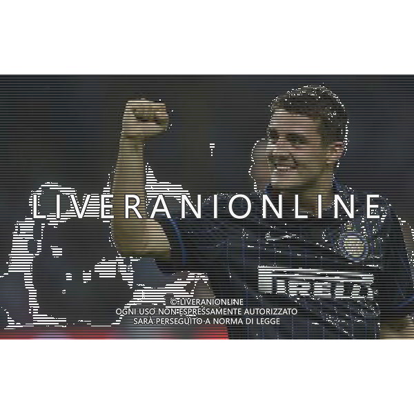 UEFA Europa League 2014/2015 Quarto Turno di Qualificazione Ritorno Milano - 28.08.2014 Inter-Stjarnan Nella Foto:kovacic esulta terzo gol /Ph.Vitez-Ag. Aldo Liverani