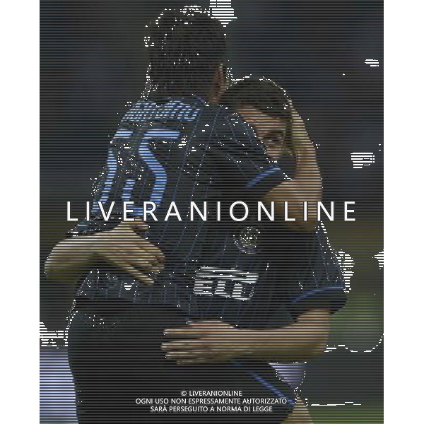 UEFA Europa League 2014/2015 Quarto Turno di Qualificazione Ritorno Milano - 28.08.2014 Inter-Stjarnan Nella Foto:kovacic esulta terzo gol /Ph.Vitez-Ag. Aldo Liverani