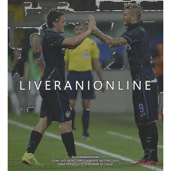 UEFA Europa League 2014/2015 Quarto Turno di Qualificazione Ritorno Milano - 28.08.2014 Inter-Stjarnan Nella Foto:sostituzione icardi kovacic /Ph.Vitez-Ag. Aldo Liverani