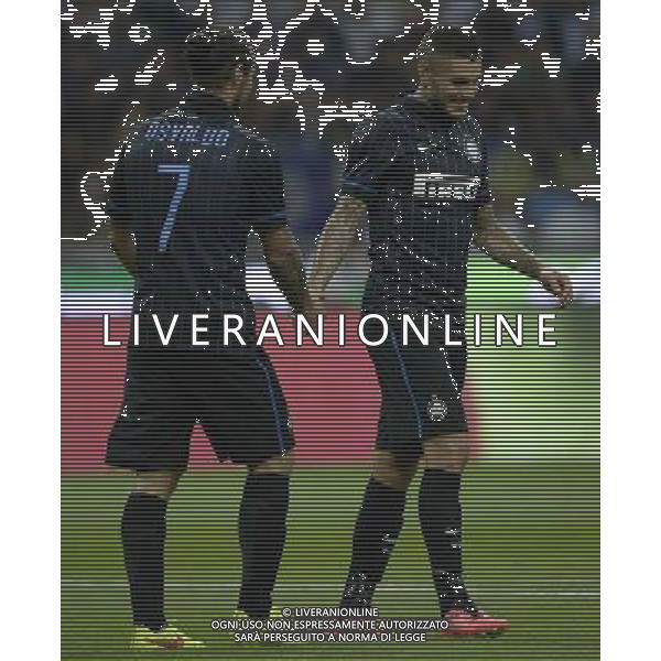 UEFA Europa League 2014/2015 Quarto Turno di Qualificazione Ritorno Milano - 28.08.2014 Inter-Stjarnan Nella Foto:osvaldo pablo daniel- icardi mauro /Ph.Vitez-Ag. Aldo Liverani