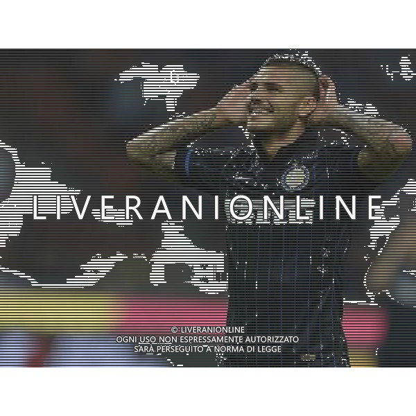 UEFA Europa League 2014/2015 Quarto Turno di Qualificazione Ritorno Milano - 28.08.2014 Inter-Stjarnan Nella Foto:icardi mauor esulta /Ph.Vitez-Ag. Aldo Liverani