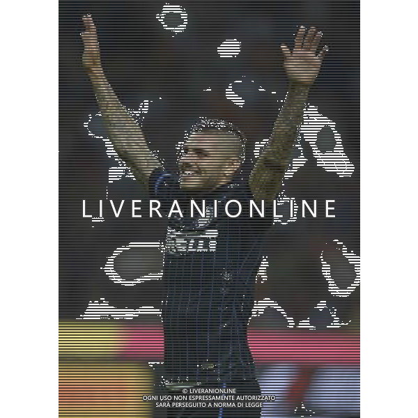 UEFA Europa League 2014/2015 Quarto Turno di Qualificazione Ritorno Milano - 28.08.2014 Inter-Stjarnan Nella Foto:icardi mauro esulta /Ph.Vitez-Ag. Aldo Liverani